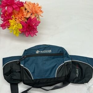 Outdoor Products Blue Waist Bag with water beverage holders  Mojave 8.0 MCB5179M